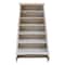 International Concepts Shaker Bookcase, 72"H, Washed Gray Taupe SH09-3227A - alternate 3